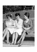 Bridie Hoare, a friend and Rose Keveny.  (early sixties)